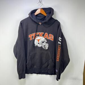 Vintage Texas Longhorns Sun Faded Champion Hoodie Large